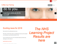Tablet Screenshot of coffeecuptraining.com